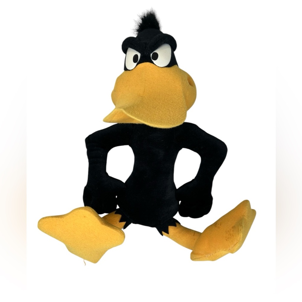 1994 Tyco Daffy Duck Looney Tunes Plush Toy Warner Bros Vintage